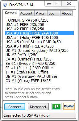 Free US VPN Servers