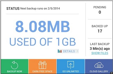 g cloud backup