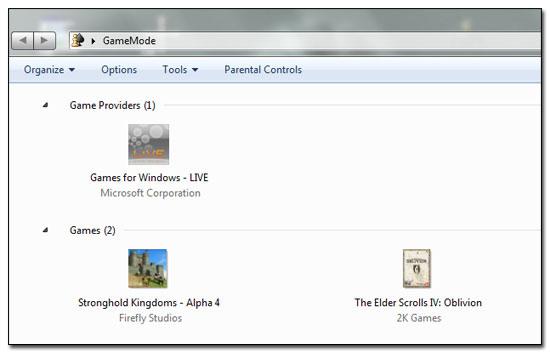 Gamemode Windows 7