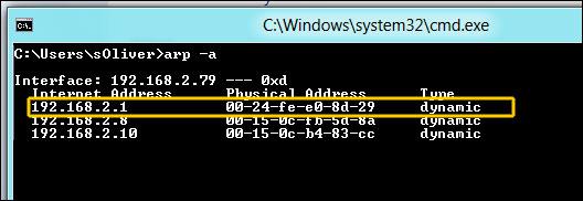 Get MAC addresses of Network Devices in Windows 8