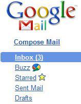 Google Buzz now showing up