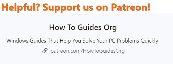 Support us on Patreon