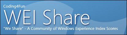 Highest Windows Experience Index Score