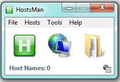 Hosts file editor Windows 7