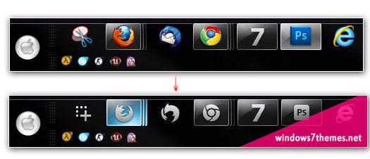How to change taskbar icons in Windows 7