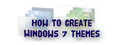 How to create Windows 7 Themes