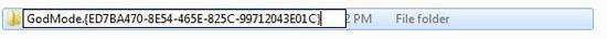 How to enable Windows 7 Godmode