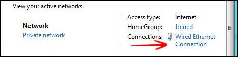How to enable the dhcp on Windows 8