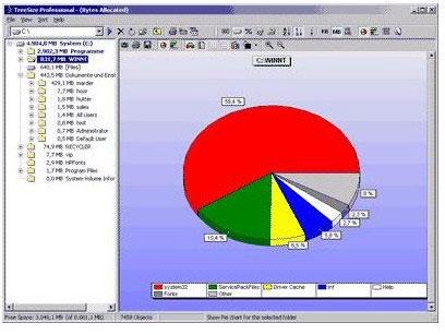 How to find large files in Windows 7