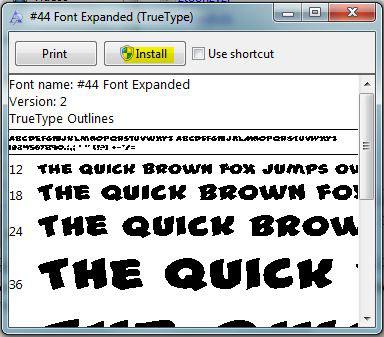 How to install fonts manually