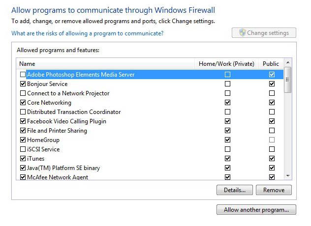 How to open forward ports in Windows 7?