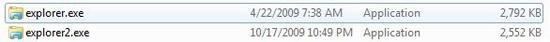 How to replace explorer.exe in Windows 7