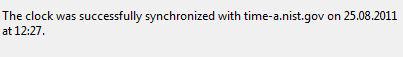 How to synchronize the time with Windows time server