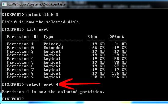 select partition