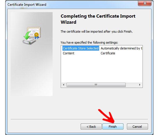 Certificate Import Wizard