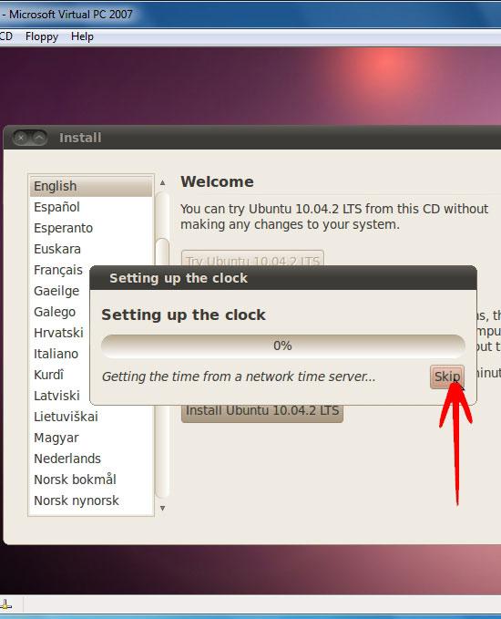 ubuntu clock