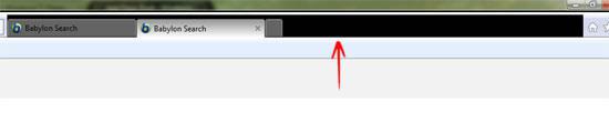 IE9 Black Bar