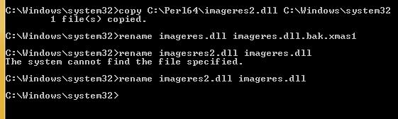 Imageres Copying Via Command Prompt