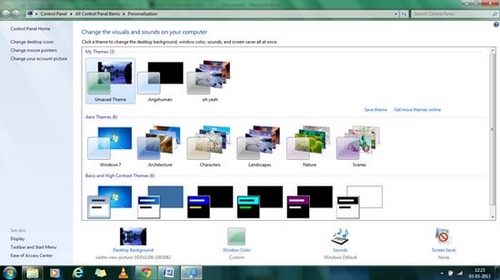 How To Personalize Windows 7: New Themes, Sounds, Colors, Screensavers