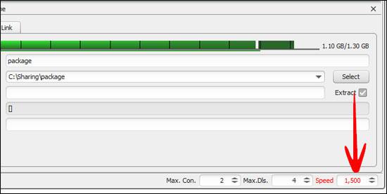 Increase Download Speed in jDownloader