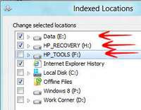 indexed locations