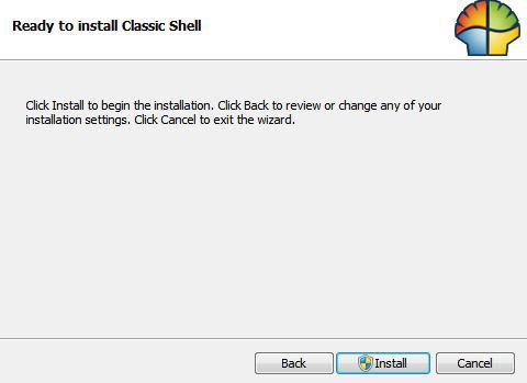 install classic shell