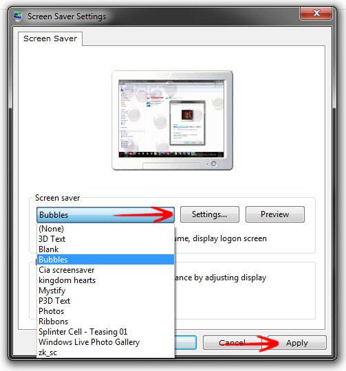 Install Screensavers on Windows 7