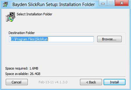 Install SlickRun