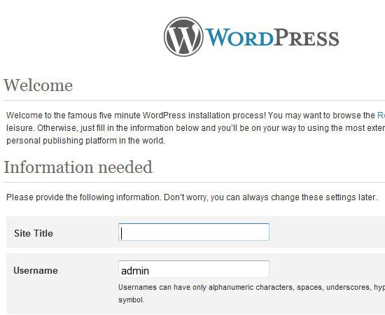 setup1 WordPress