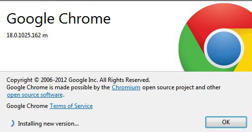 Installing New Google Chrome Version