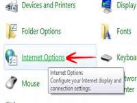 Internet Options