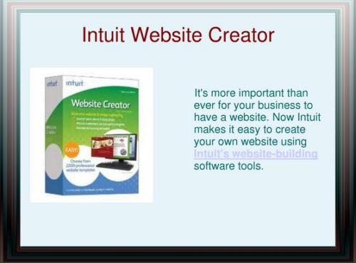 Intuit Website Creator