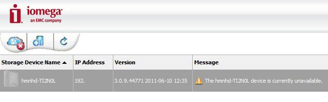 Iomega The Device Is Currently Unavailable2