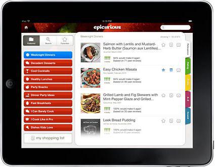 iPad Must Have App Epicurious