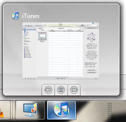 iTunes on Taskbar Windows 7