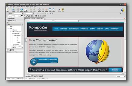 Kompozer Alternative To Adobe Dreamweaver