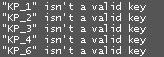 Kp Isnt A Valid Key