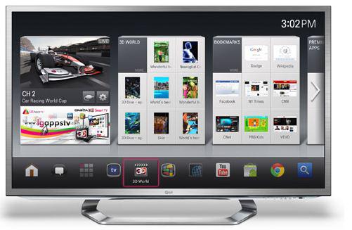 LG google tv ces 2012