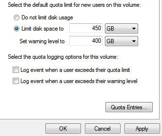 Limit Disk Space In Windows 7 8 Via Quota
