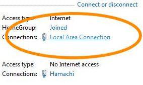 Local Area Connection Settings