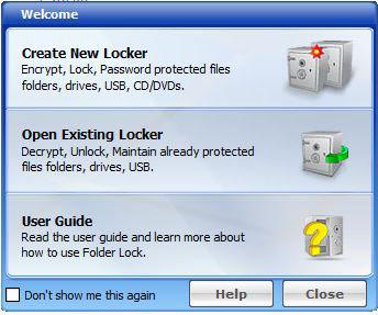 Lock, Encrypt, Password-protect files and folders