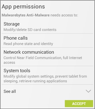 malwarebytes anti malware mobile permissions