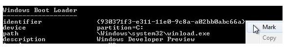 Mark Windows Boot Loader Id 1