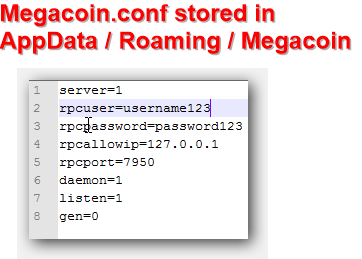 Megacoin Conf Stored In Appdata Roaming Megacoin.png