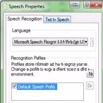 Microsoft Windows 7 Speech Recognition Thumb