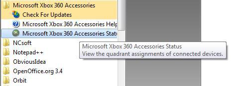 Microsoft Xbox 360 Accessories Status