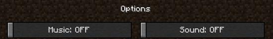 Minecraft Sound Options