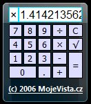 mojevistacalc gadget options