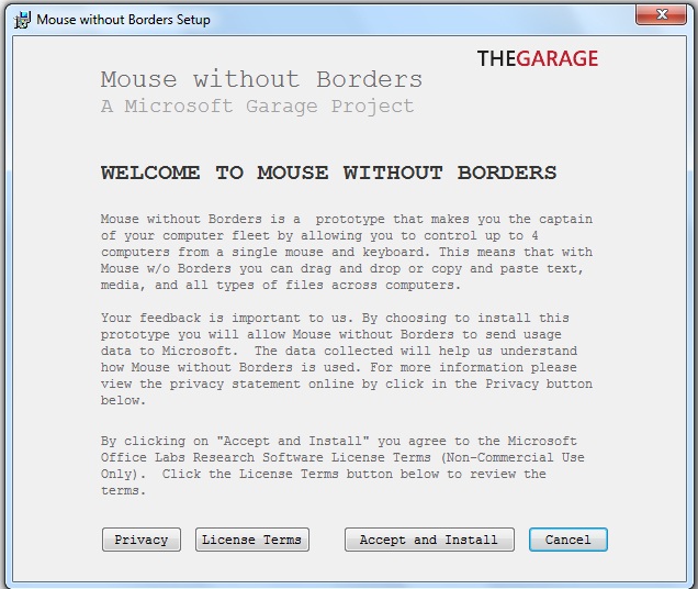 mouse without borders setup