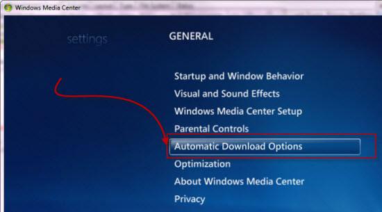 Automatic Download Options